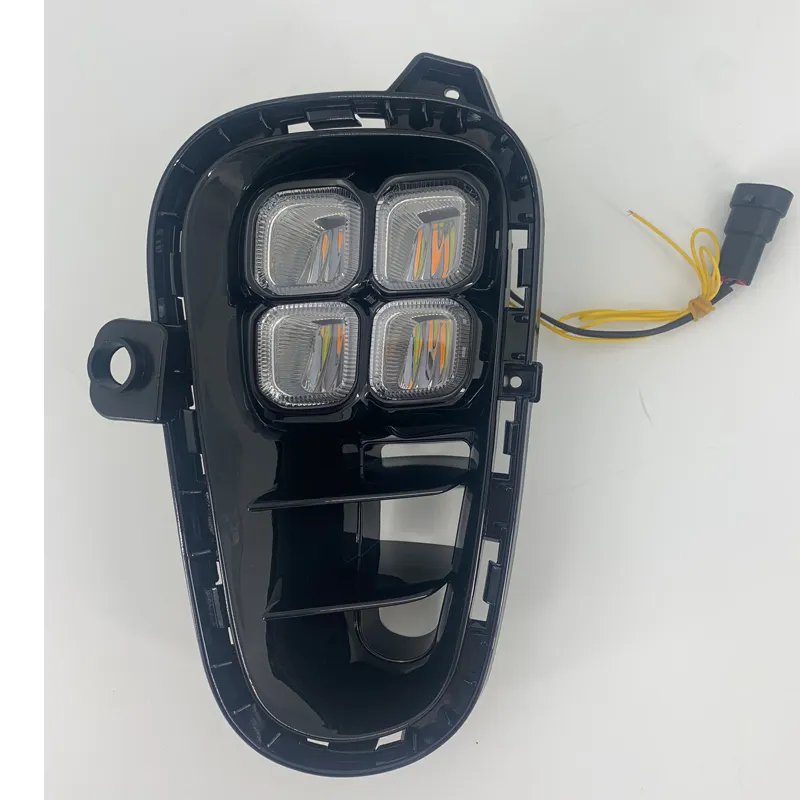 daytime running light with Turn Signal light 12V Car DRL Fog Lamp foglights for Kia rio 2017 2018 2019