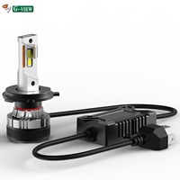 Gview G12W LED Lumières de voiture H4 LED Ampoule Moto Auto Éclairage Phare 30000LM H19 LED Ampoules pour LED H4 Led Conversion Kits