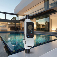 Chlorateur au sel pour piscine Hilbo, efficace, en PVC, électrolyse au chlore de haute qualité, plastique ABS durable