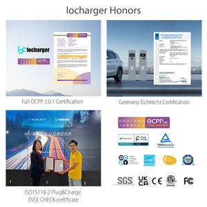 Iocharger OCPP 2.0.1 V2G <span class=keywords><strong>Wallbox</strong></span> EV Charger <span class=keywords><strong>Borne</strong></span> De Recharge Voiture Lectrique Solaire 22kw 32a 7kw - Product Image 5
