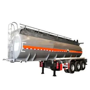 Best Price Petrol Oil Transport 2/3/4 Axles Steel Aluminum Stainless 20 40 50 CBM Fuel Tank Gasoline Tanker Truck Semi Trailer