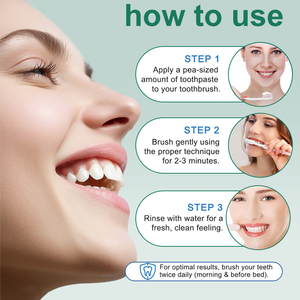 UUKKG <span class=keywords><strong>Dentifrice</strong></span> Menthe Fraîcheur 75g Usage Domestique Élimine <span class=keywords><strong>les</strong></span> <span class=keywords><strong>Taches</strong></span> Produit Blanchissant pour Soins Bucco-Dentaires - Product Image 4