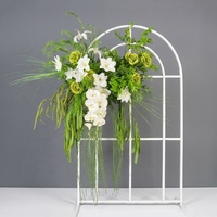 X-238 Guirlande florale artificielle murale ou centre de table autonome pour mariage, événement, toile de fond, scène, fête, décoration intérieure