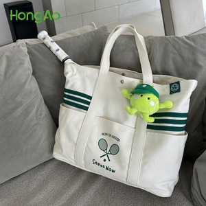 <span class=keywords><strong>Sac</strong></span> à bandoulière de tennis personnalisé Hong'ao Factory, <span class=keywords><strong>sac</strong></span> de sport en toile pour femme, <span class=keywords><strong>sac</strong></span> de <span class=keywords><strong>badminton</strong></span> portable, <span class=keywords><strong>sac</strong></span> à main grande capacité - Product Image 4
