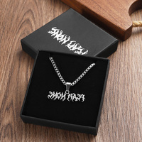 Pendentif Collier Personnalisé en Métal Argenté avec Logo, Émail à Goutte d'Huile, Boîtes Cadeaux, Bijoux Personnalisables pour Hommes et Femmes