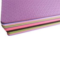 Tapis de yoga en TPE de 6 mm certifié ISO9001 JUNYE, 34x17 cm, avec logo personnalisé pour les exercices en salle de sport et les exercices pour les genoux