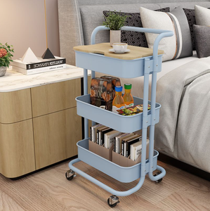 Home-use small car bedroom and living room <b>storage</b> rack mobile miscellaneous <b>storage</b> and organization rack - Product Image 3