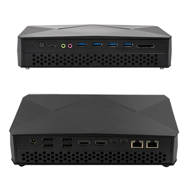 Remarkable Dual Lan Wifi6 1tb Ssd Ddr5 16gb Ram Intel Core I5 I7 Linux Mini Itx Pc case Desktop All in One Gaming Mini Pc