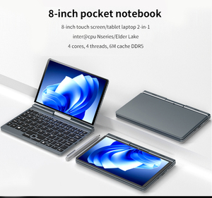 แท็บเล็ต 8 นิ้ว ระบบวินโดว์ 12G+128G SSD กล้อง 2MP ชิปประมวลผล N100 ความละเอียดหน้าจอ 1280*800 รองรับ WIFI แบตเตอรี่ 3200mAh พอร์ตเชื่อมต่อ Type-C และ H-DMI แท็บเล็ต 2-in-1 แล็ปท็อป/โน้ตบุ๊ก P8 - Product Image 5