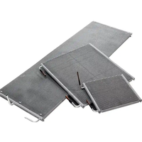 Échangeur de chaleur à micro-canaux en aluminium, condenseur à plaques plates, évaporateur, fabricant de serpentin de condenseur à micro-canaux pour bus
