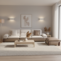 Canapé-lit combiné de luxe de haute qualité, ensemble multifonctionnel trois places pour le bureau ou le salon