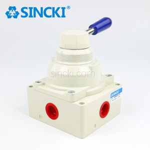 4-poorts <span class=keywords><strong>2</strong></span>-standen roterende pneumatische luchtregelklep HV handbediende schakelklep 4HV210-08 4HV310-10 4HV410-15 gas OEM aanpasbaar - Product Image 2