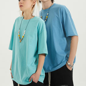 Camiseta de Manga Corta para Hombre, Casual, de Color Sólido, 100% Algodón Tejido, Ligera, Transpirable, Antiarrugas, Corte Regular, Básica, para Uso Diario - Product Image 3