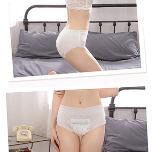 Pañales Desechables para Adultos, Pantalones Sanitarios de Algodón con Alas Protectoras Contra Fugas, Súper Absorbentes, para el Periodo Menstrual, para Mujeres y Niñas - Product Image 5