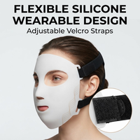 Masque de photothérapie LED portable 4D, masque facial en silicone pour traitement anti-âge des soins de la peau