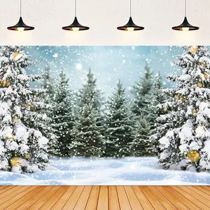 Customized Christmas Theme New Year Snowflake Deer Santa Claus Window Sticker Custom Wallpaper Wall Mural Decal