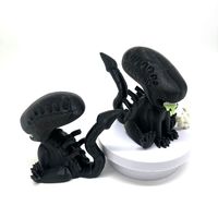Nouvelle Décoration Créative Alien pour Bibliothèque, Décoration d'Halloween, Article Tendance Imprimé en 3D PLA pour l'Exportation