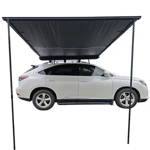 Toldo lateral montado en techo para coche, tienda fácil de instalar