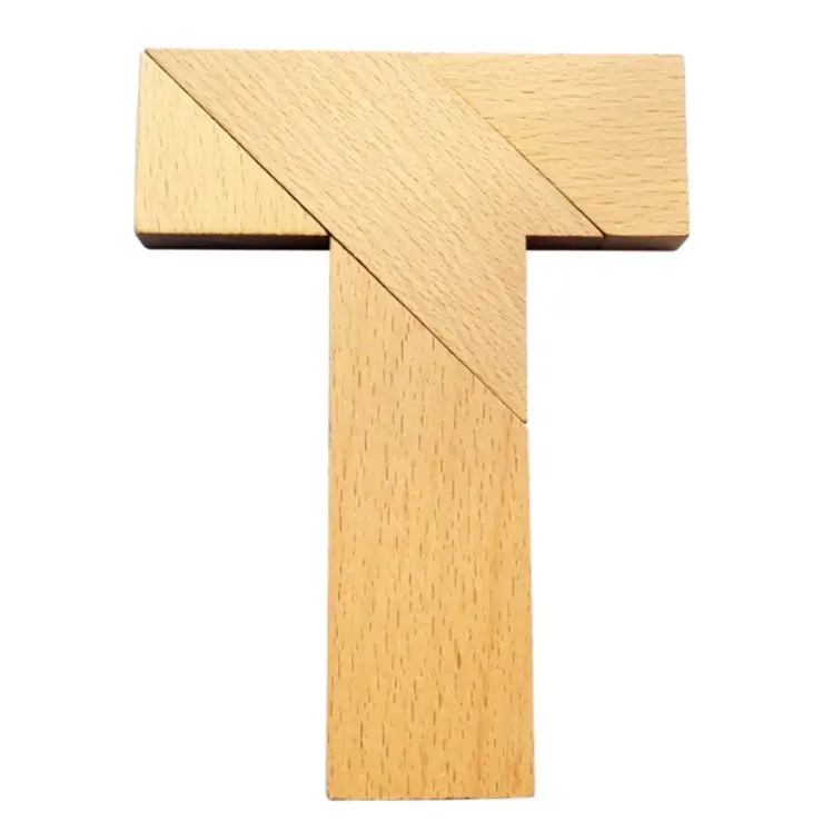 Holz T form puzzle reise zeit tötung spiel spielzeug