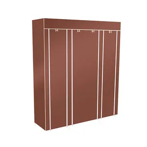 Various Adjustable <strong>Canvas</strong> Cupboard <strong>Single</strong> <strong>Wardrobe</strong> Home Bedroom Furniture Widely Used Bedroom <strong>Wardrobe</strong> - Product Image 1