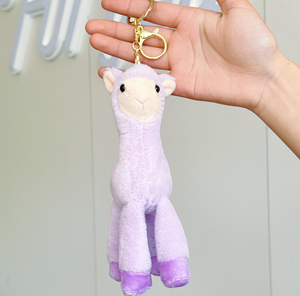 Popolare Portachiavi Kawaii a Forma di <span class=keywords><strong>Alpaca</strong></span> in Morbido Cotone Ecologico Personalizzabile Mini Peluche Ciondolo per Zaino Regalo per Bambini - Product Image 3