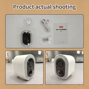 3MP Tuya กล้องวงจรปิดไร้สายสำหรับชีวิตอัจฉริยะแบตเตอรี่5200mAh สัญญาณเตือน PIR กล้อง CCTV ระบบเสียงสองทาง - Product Image 2