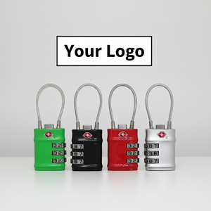 โครงสร้างแข็งแรง ล็อค <span class=keywords><strong>TSA</strong></span> สำหรับความปลอดภัยกลางแจ้ง ทำจากโลหะผสมสังกะสี ล็อคสายเคเบิลแบบ<span class=keywords><strong>ตั้ง</strong></span><span class=keywords><strong>รหัส</strong></span>ได้ พร้อม 3 ตัวเลือกหมายเลข - Product Image 1