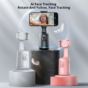 Stabilisateur de caméra intelligent AI P01 avec suivi automatique du visage et rotation à 360° °   Support rotatif pour selfie, accessoire pour vlog et diffusion en direct, 1200 mAh - Product Image 3