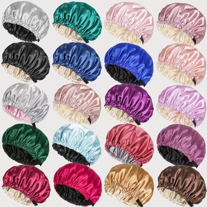 <span class=keywords><strong>Bonnet</strong></span> en soie réglable avec étiquette personnalisée <span class=keywords><strong>Bonnet</strong></span> en satin double couche <span class=keywords><strong>Bonnet</strong></span> pour <span class=keywords><strong>cheveux</strong></span> pour dormir pour les femmes chapeaux <span class=keywords><strong>cheveux</strong></span> naturels <span class=keywords><strong>bouclés</strong></span> - Product Image 3