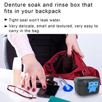 Étui d'alignement orthodontique pour voyages d'affaires et voyages Alimentaire avec points antidérapants Étui de nettoyage pour prothèses dentaires