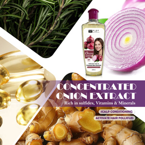 Aceite para el Crecimiento del Cabello a Base de Cebolla, Anticaída, Fortalece las Raíces del Cabello, Nutre el Cuero Cabelludo, Tratamiento con Ingredientes Naturales para Cabello Grueso, 200 ml - Product Image 5