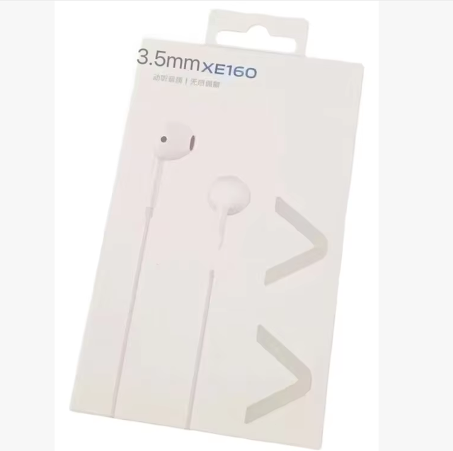 3.5mm Earphone in Ear Hifi Sport Wired Headset With Mic Earbuds for Vivo IQOO