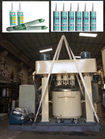 Machine industrielle de mastic de silicone neutre/acide/RTV acétique/PU/bois/acrylique silicone produit couleur liquide mélangeur machine