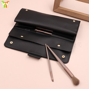 Bolsa de maquillaje elegante y minimalista, paquete de 12 piezas, bolsa portátil para brochas de maquillaje, bolsa de almacenamiento enrollable multifuncional. - Product Image 3
