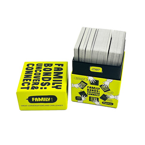 Cartes à Jouer Personnalisées Écologiques pour Jeu de Société Familial avec Conversation Personnalisée pour Fêtes et Utilisation en Intérieur - Product Image 2