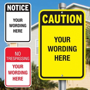 Alumetal ACP giallo di avvertimento segni cauti riflettenti cartello stradale per la costruzione di strade ferroviarie - Product Image 2