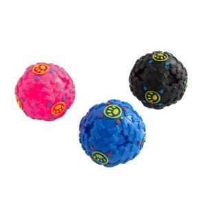 1 pezzo di perdita di suono cibo palla cane giocattolo Pet palla urlante Puzzle resistente denti morso cane giocattoli - Product Image 1