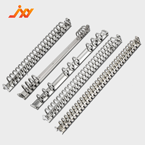 Clips de Carpeta Metálicos Abiertos de 6 Anillos, Plateados y Niquelados, para Hojas Sueltas A4, Accesorios para Cuadernos - Product Image 3