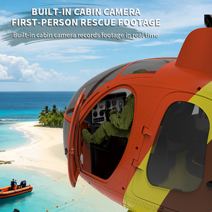 2026 New 1:16 Scale 2.4G SJY-F118S(MD500) 9 Channels 6G GPS RC Helicopter With Brushless Motor Optical Flow Positioning RC <b>Toys</b> - Product Image 5