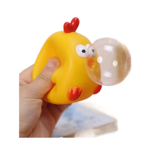 Creative Cute Chicken Squeeze <b>Bubble</b> Spitting Toys Cute Stress Relief Children's Toys Creative Gift Ornaments - Product Image 4
