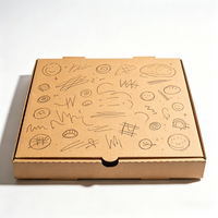 Unbedruckte Pizzakartons Fettdichter DIY-Malerei-Karton für Partys Individuelles Logo Großhandel
