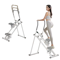 Appareil de fitness cardio pliable RS Vertical Climber pour amincissement, stepper multifonctionnel, machine de randonnée et d'escalade en intérieur pour la maison