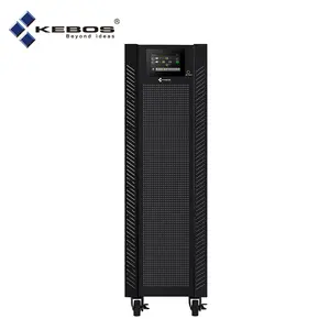 Kebos GH33-10K(L) 10kva 10kw Three Phase Overcurrent Protector Pure Sine Wave Durable Safety Online Tower Ups For Data Center