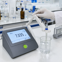 Testeur de pH/mV de laboratoire de bureau intelligent à compensation automatique de température, haute précision, résolution 0,001