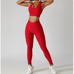 Bộ đồ tập Yoga liền mạch chất liệu gân năm 2024 dành cho nữ, có khóa kéo - Product Image 3