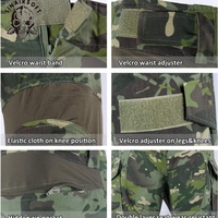 Chaleco Táctico de Algodón SINAIRSOFT Serie Gen3 para Hombre, Uniforme para Paintball y Caza, Incluye Camisa, Pantalones y Rodilleras