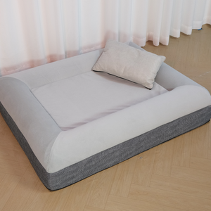 Fabricación de espuma viscoelástica de lujo personalizada sofá para perros grandes y acogedores sofá cama para perros ortopédicos - Product Image 2