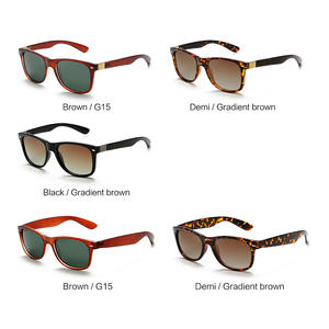 Gafas de Sol Unisex Retro, Montura Completa Color Carey Marrón, Lentes TAC con Protección UV400, Estilo Moderno Polarizado - Product Image 3