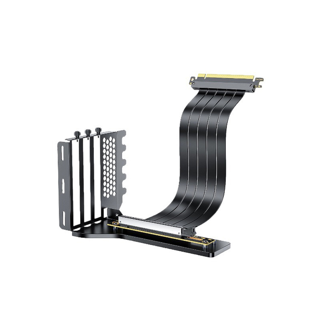 High-speed PCI-E4.0 Graphics Card Extension Cable 16X Adapter Cable 90-degree Vertical Bracket for Graphics Cards