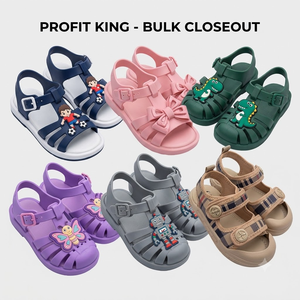 New Trend Summer Kids Sandals Mixed Designs Soft Sole Breathable Non-slip Jelly <b>Polybag</b> Packing Summer Holiday Beach Bulk Sale - Product Image 4